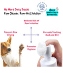 Bscly Paw Cleaner - 120ml | Waterless Foot Scrubber Foam with Strawberry, Calendula for Dogs & Cats