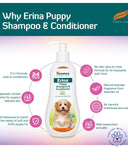 Himalaya Erina Puppy Shampoo & Conditioner – 200 ml | No-Tear Foam for Puppies