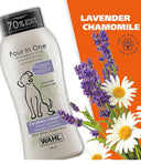 Wahl 4-in-1 Shampoo & Conditioner for Dogs – 709 ml | Lavender & Chamomile Calming Formula