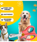 Sage Square Dog Nail Cutter Scissor for Large Dogs, Cats, Puppies & Kittens